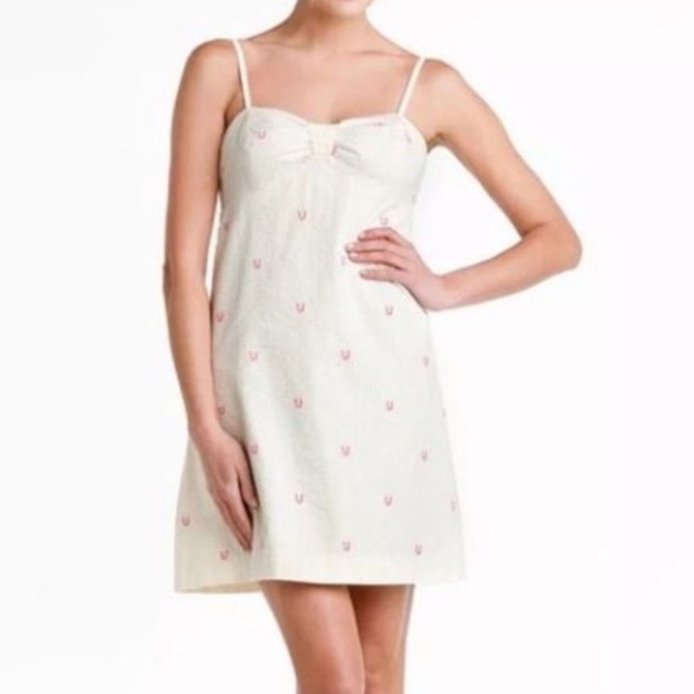 Lilly Pulitzer Seersucker Yellow Dress - Size 4